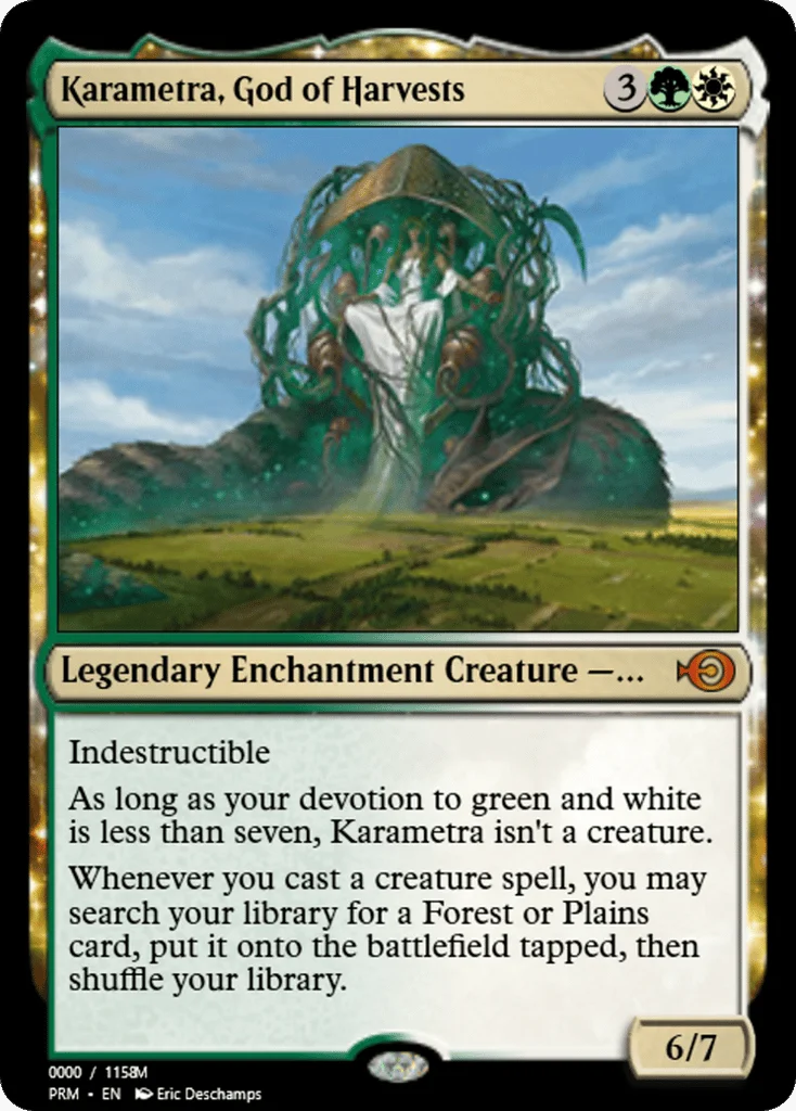 Karametra, God of Harvests · Magic Online Promos