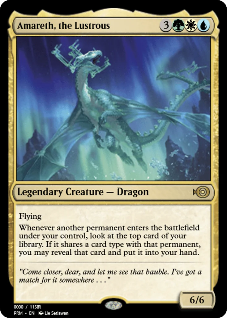 Amareth, the Lustrous · Magic Online Promos