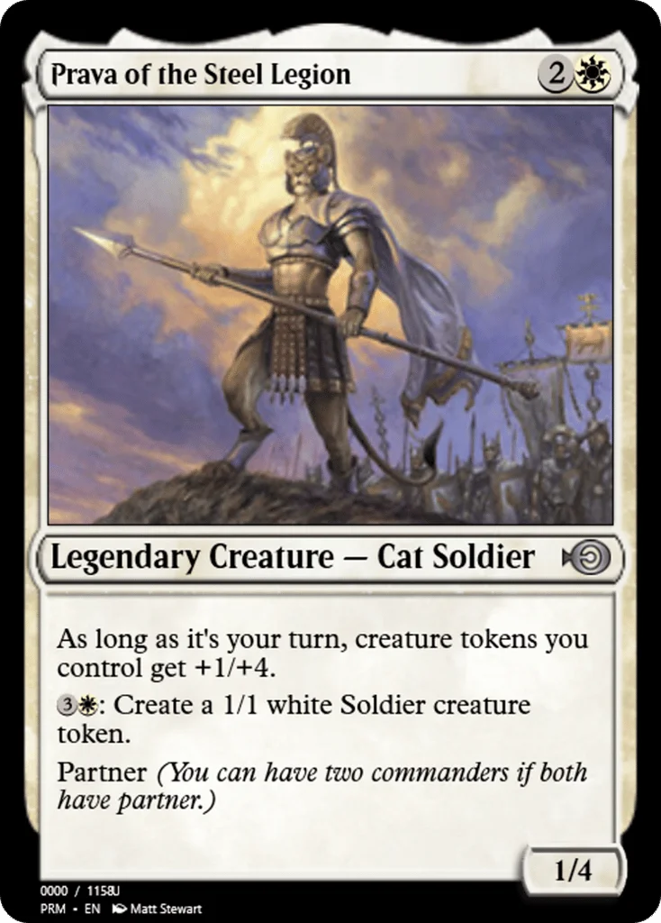 Prava of the Steel Legion · Magic Online Promos