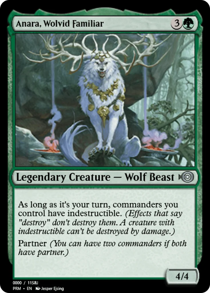 Anara, Wolvid Familiar · Magic Online Promos