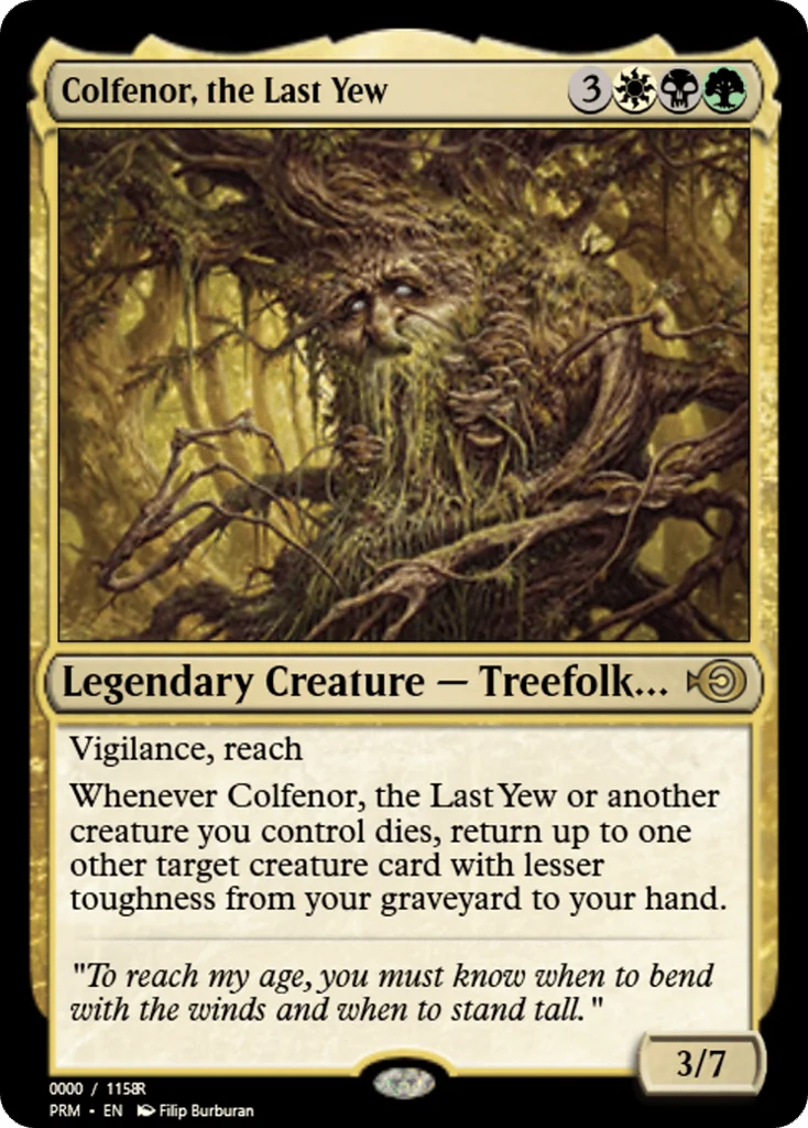 Colfenor, the Last Yew · Magic Online Promos