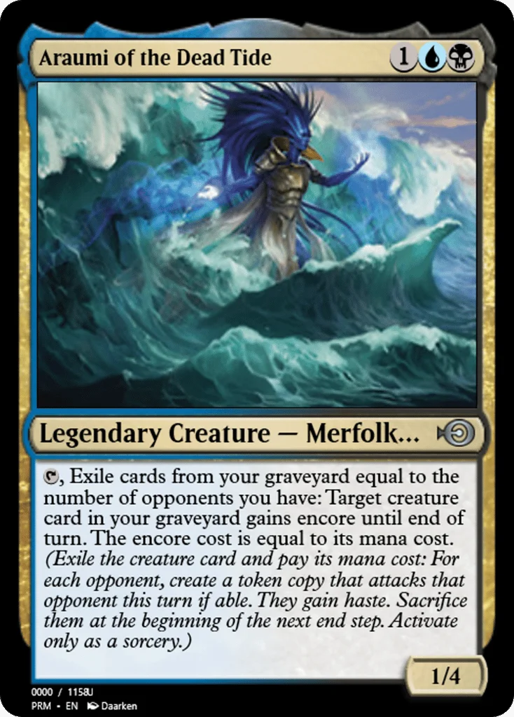 Araumi of the Dead Tide · Magic Online Promos