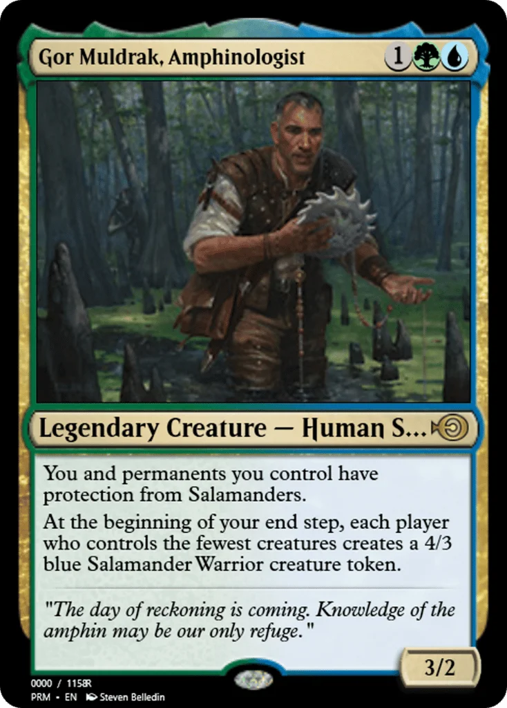 Gor Muldrak, Amphinologist · Magic Online Promos