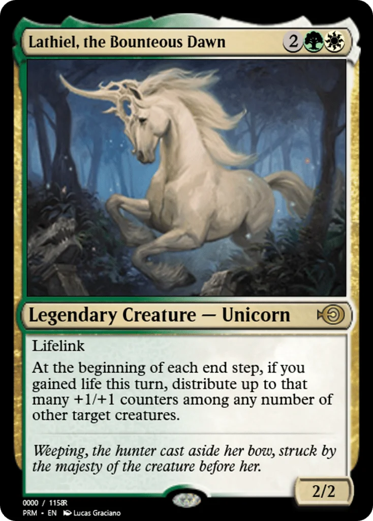 Lathiel, the Bounteous Dawn · Magic Online Promos
