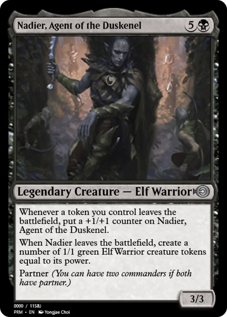 Nadier, Agent of the Duskenel · Magic Online Promos