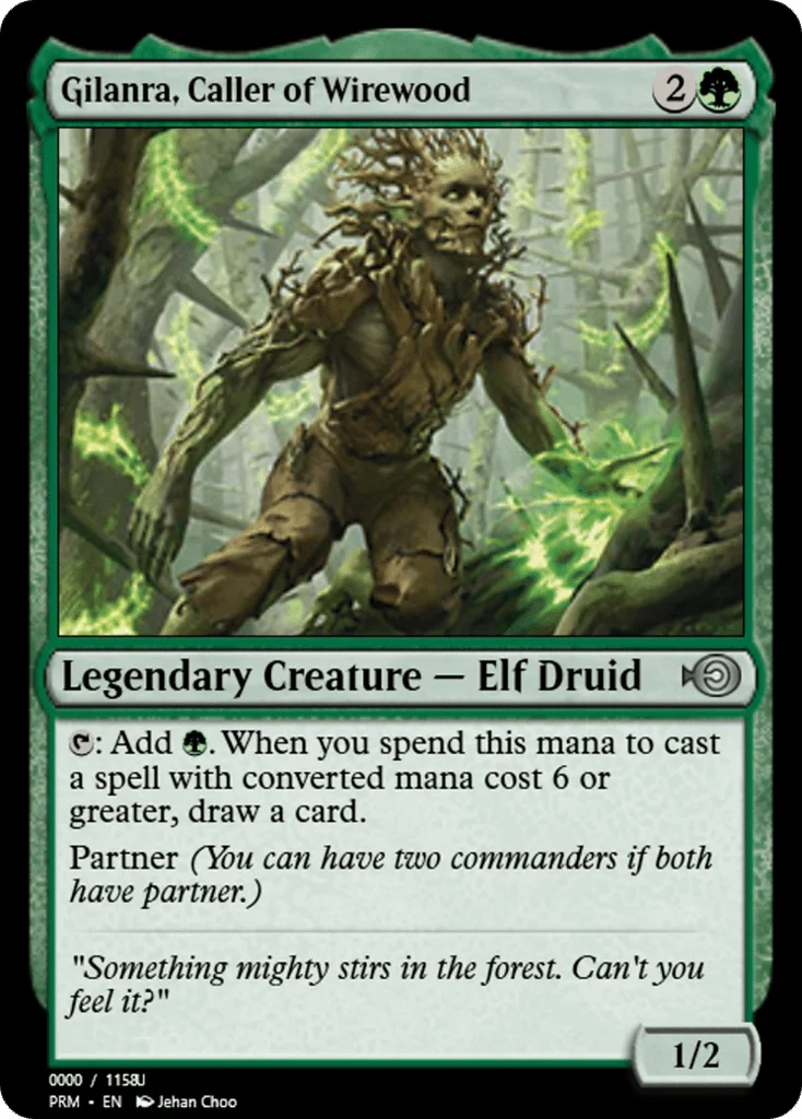 Gilanra, Caller of Wirewood · Magic Online Promos