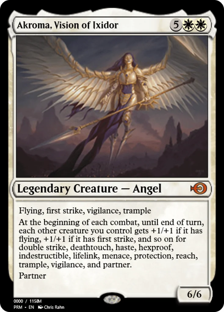 Akroma, Vision of Ixidor · Magic Online Promos