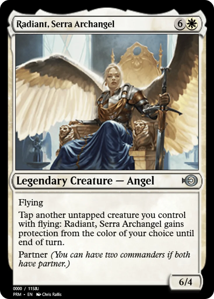Radiant, Serra Archangel · Magic Online Promos