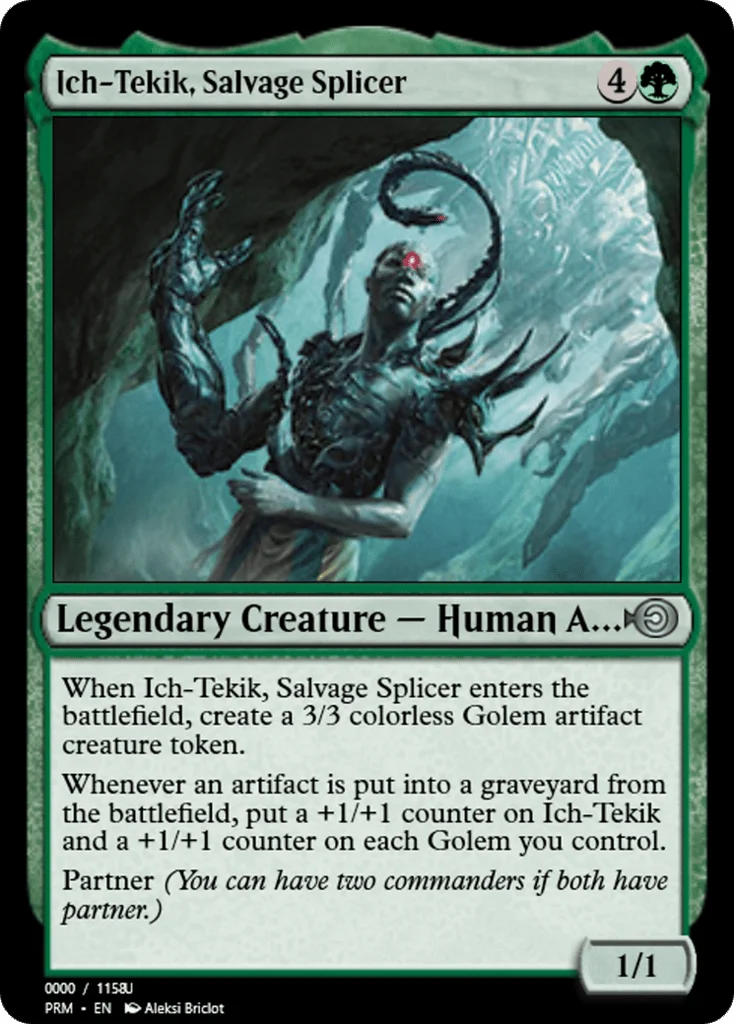 Ich-Tekik, Salvage Splicer · Magic Online Promos