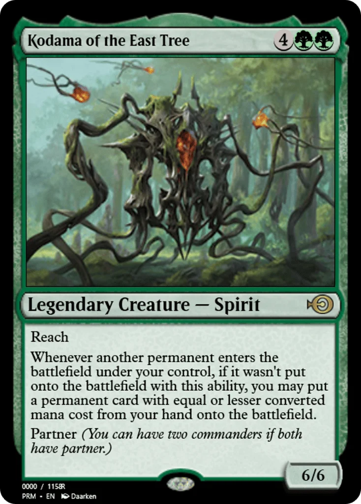 Kodama of the East Tree · Magic Online Promos