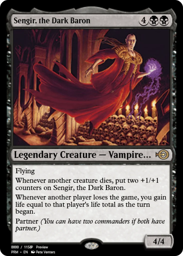 Sengir, the Dark Baron · Magic Online Promos
