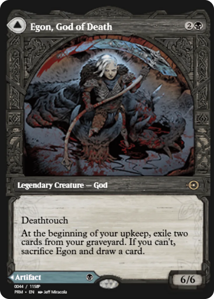 Egon, God of Death // Throne of Death · Magic Online Promos