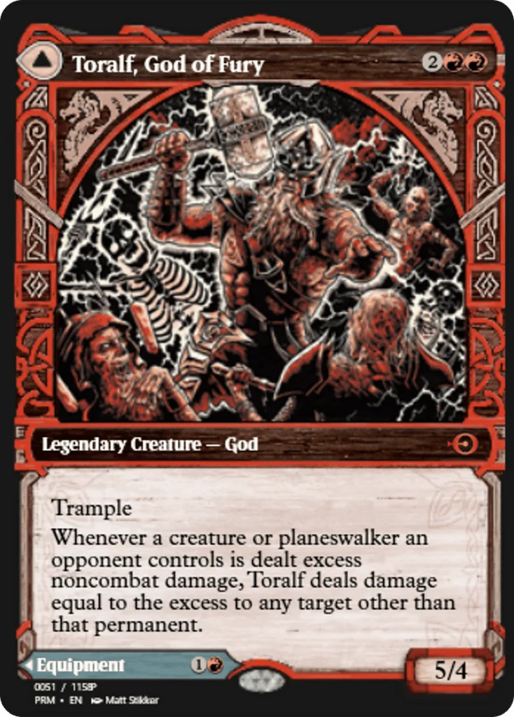 Toralf, God of Fury // Toralf's Hammer · Magic Online Promos