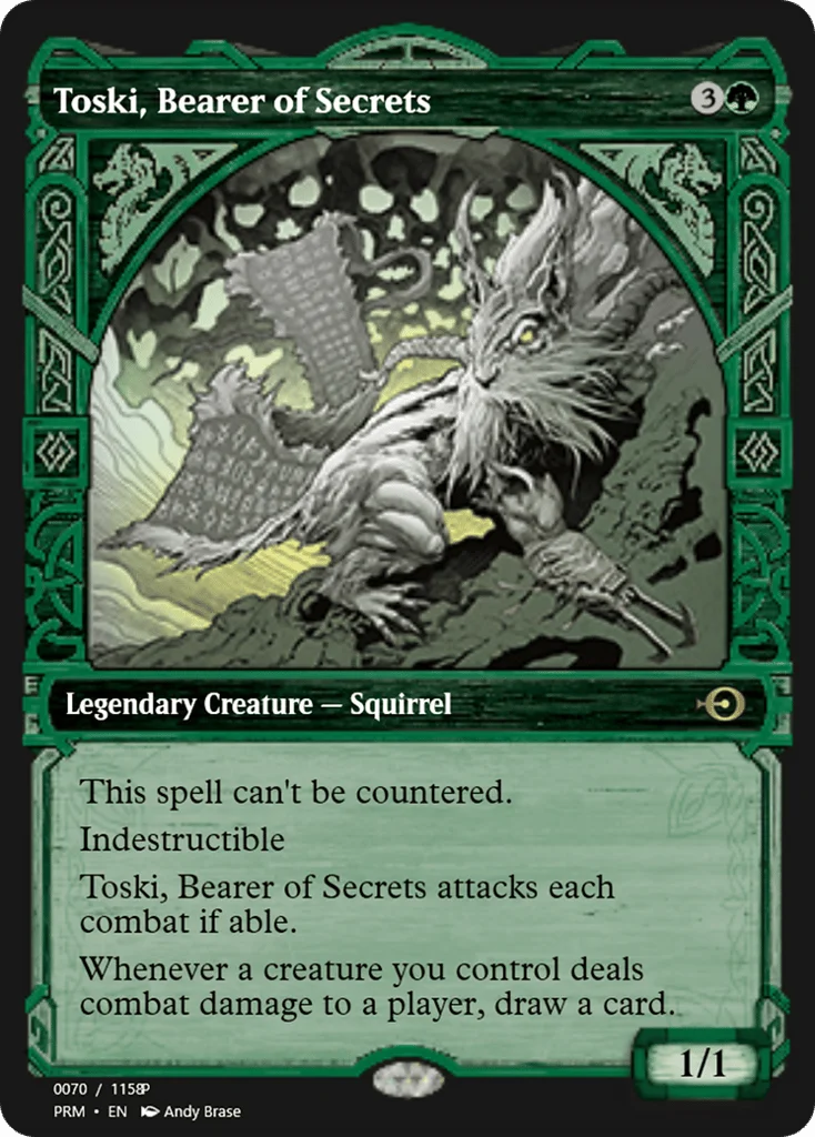 Toski, Bearer of Secrets · Magic Online Promos