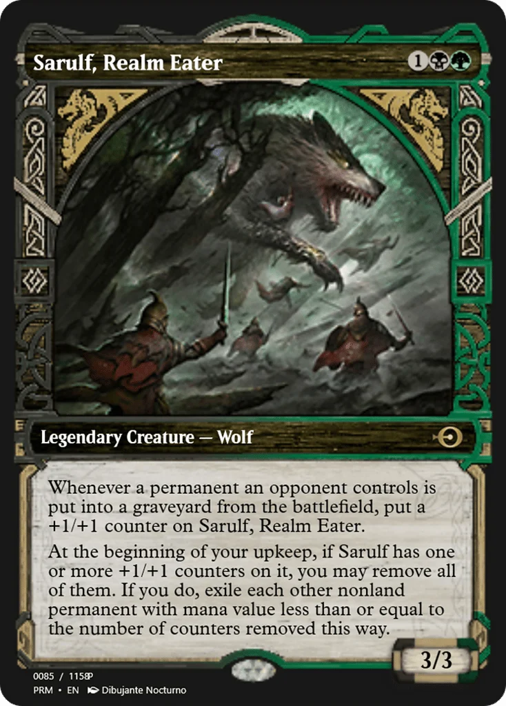 Sarulf, Realm Eater · Magic Online Promos
