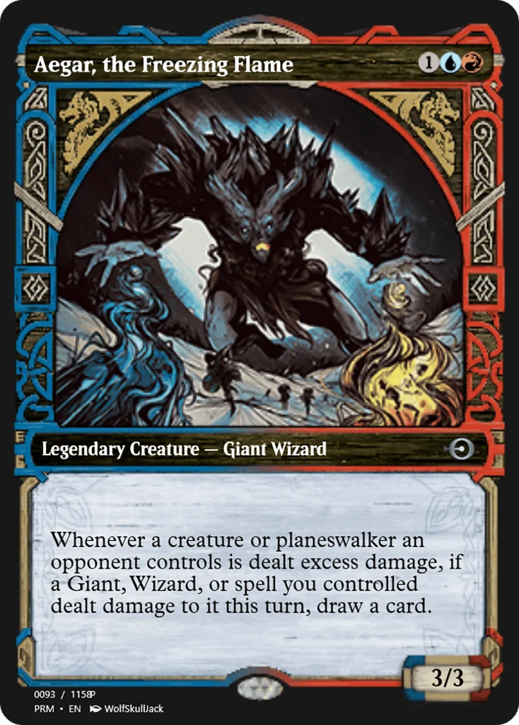 Aegar, the Freezing Flame · Magic Online Promos