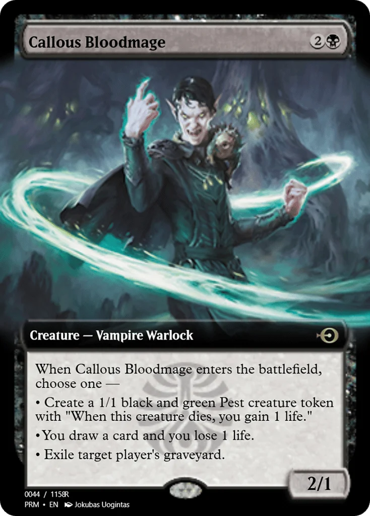 Callous Bloodmage · Magic Online Promos