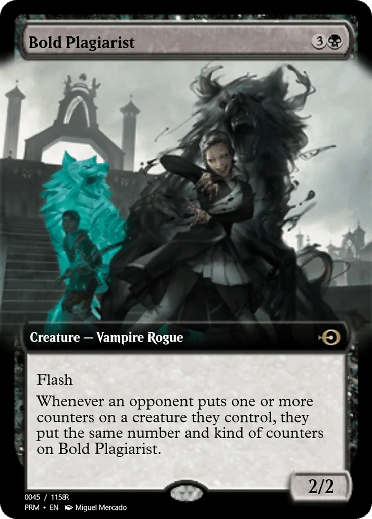 Bold Plagiarist · Magic Online Promos