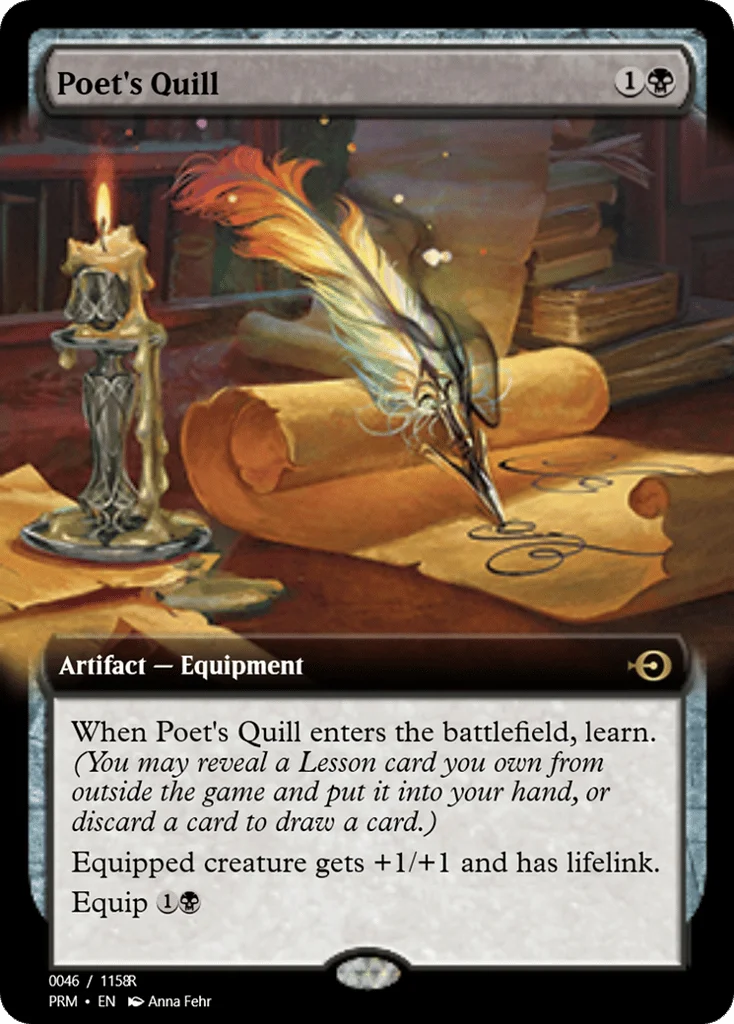 Poet's Quill · Magic Online Promos