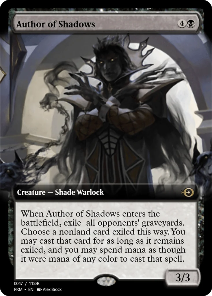 Author of Shadows · Magic Online Promos