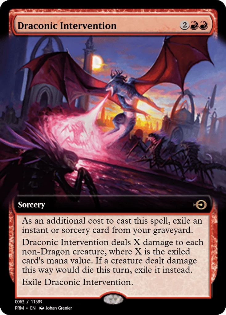 Draconic Intervention · Magic Online Promos
