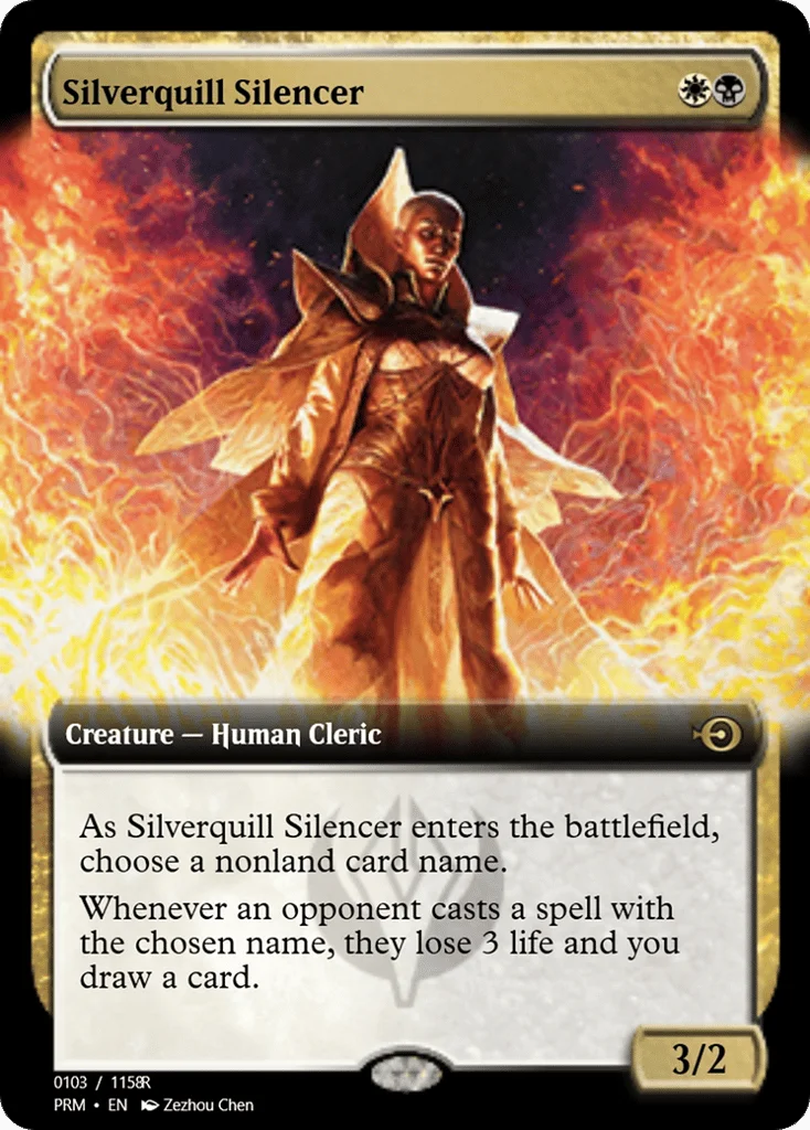 Silverquill Silencer · Magic Online Promos