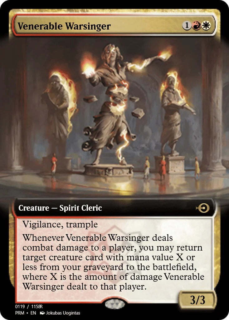 Venerable Warsinger · Magic Online Promos