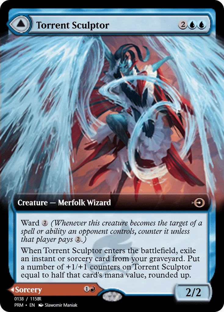 Torrent Sculptor // Flamethrower Sonata · Magic Online Promos