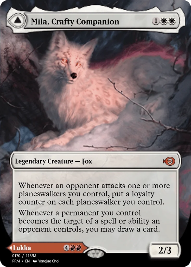 Mila, Crafty Companion // Lukka, Wayward Bonder · Magic Online Promos