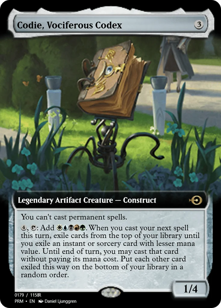 Codie, Vociferous Codex · Magic Online Promos