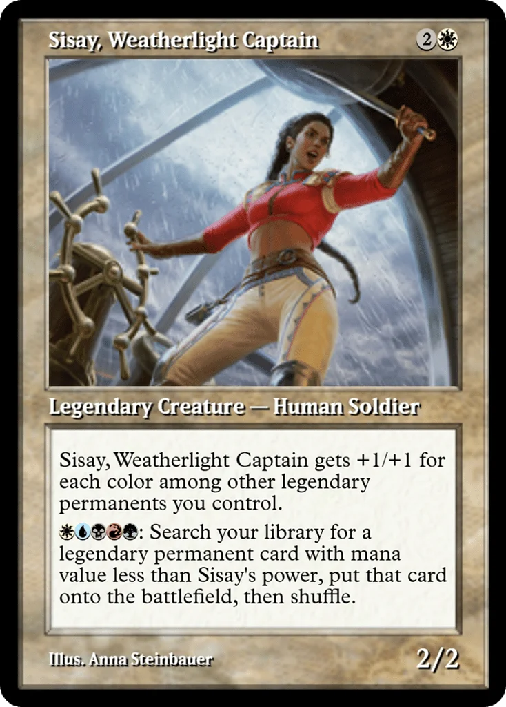 Sisay, Weatherlight Captain · Magic Online Promos