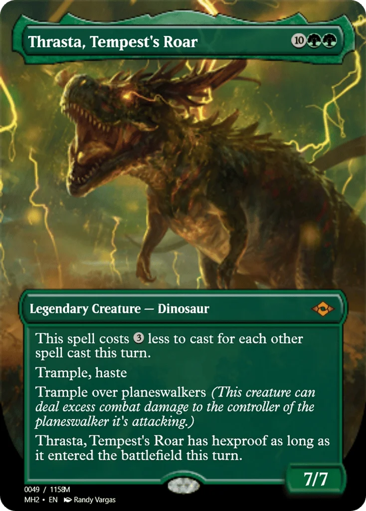 Thrasta, Tempest's Roar · Magic Online Promos