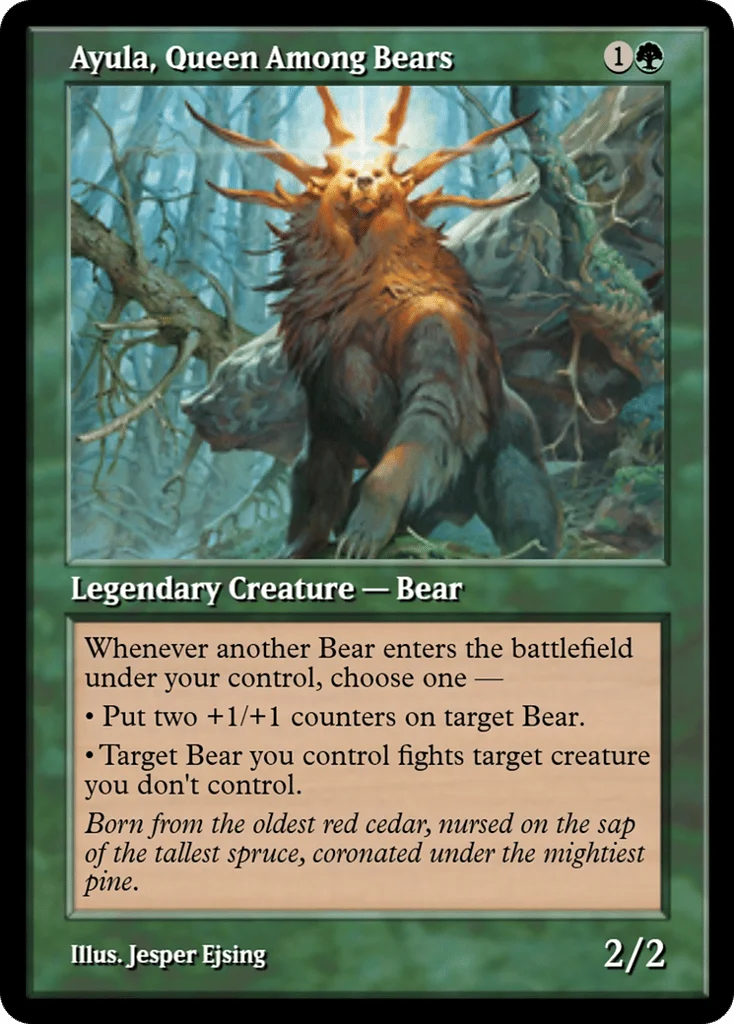Ayula, Queen Among Bears · Magic Online Promos