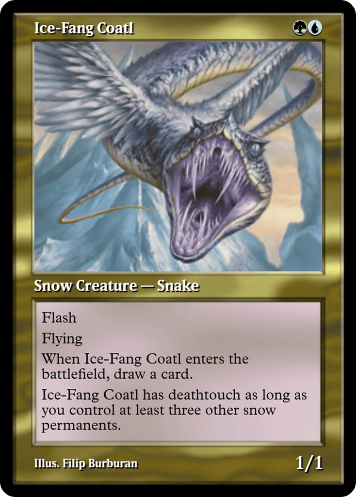 Ice-Fang Coatl · Magic Online Promos