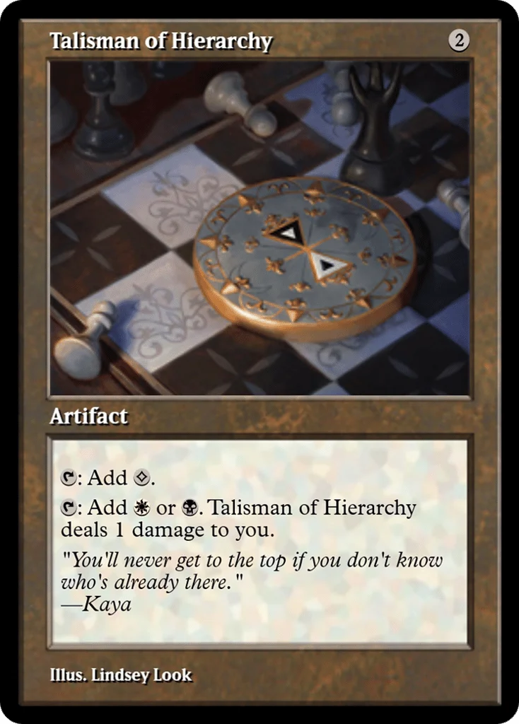 Talisman of Hierarchy · Magic Online Promos