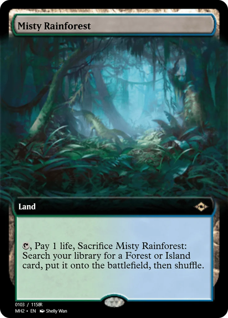 Misty Rainforest · Magic Online Promos