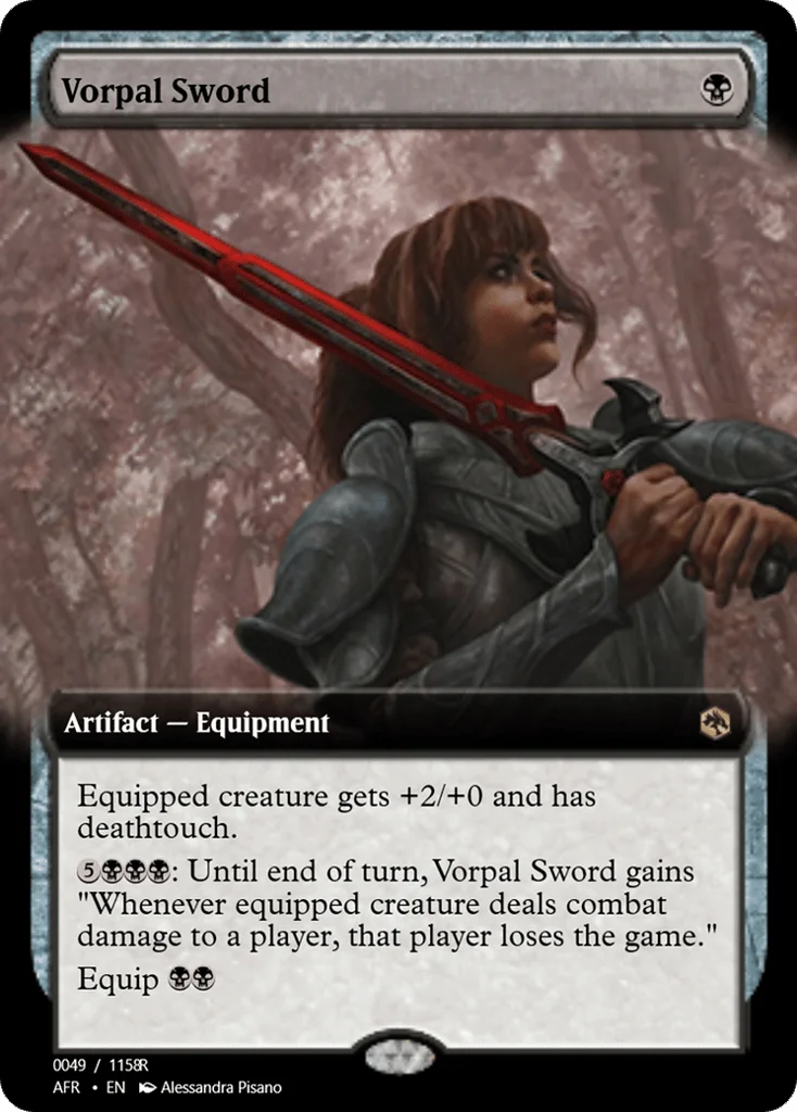 Vorpal Sword · Magic Online Promos