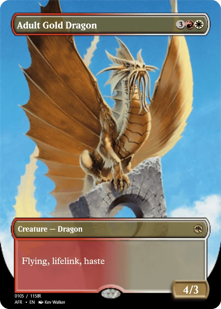 Adult Gold Dragon · Magic Online Promos