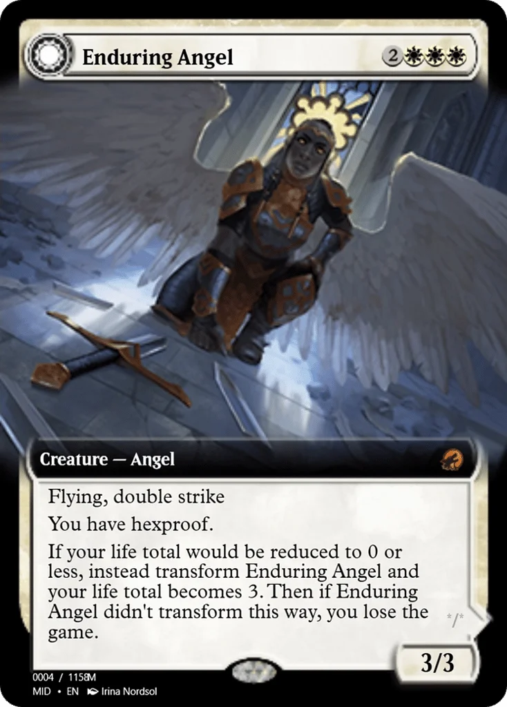 Enduring Angel // Angelic Enforcer · Magic Online Promos