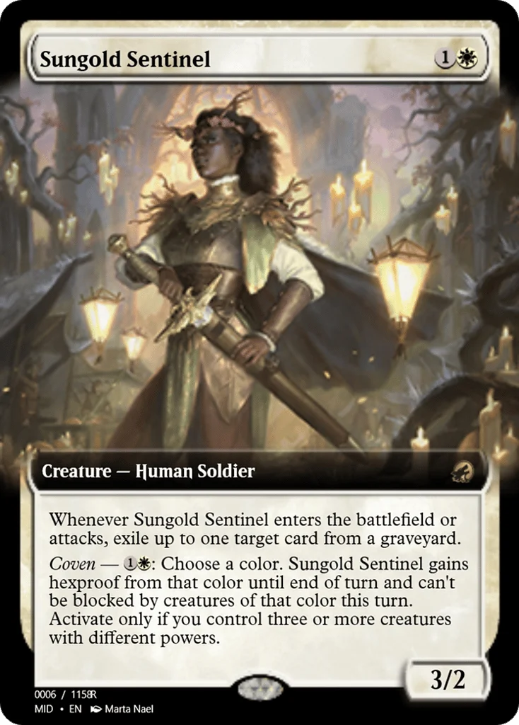 Sungold Sentinel · Magic Online Promos