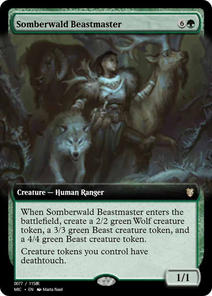 Somberwald Beastmaster · Magic Online Promos