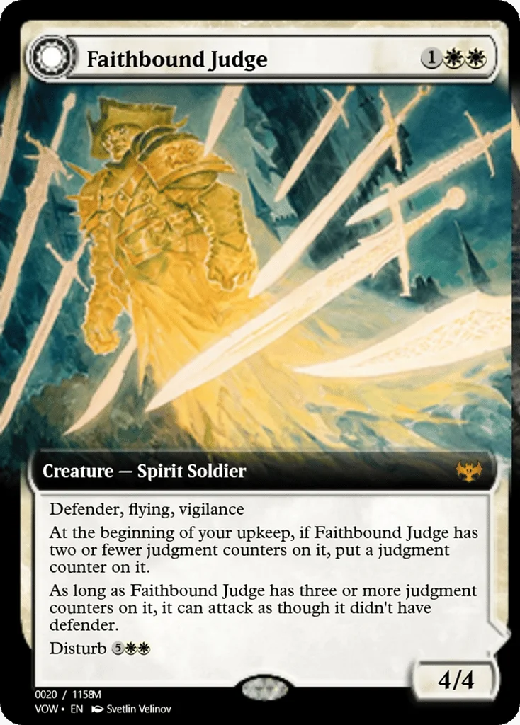 Faithbound Judge // Sinner's Judgment · Magic Online Promos