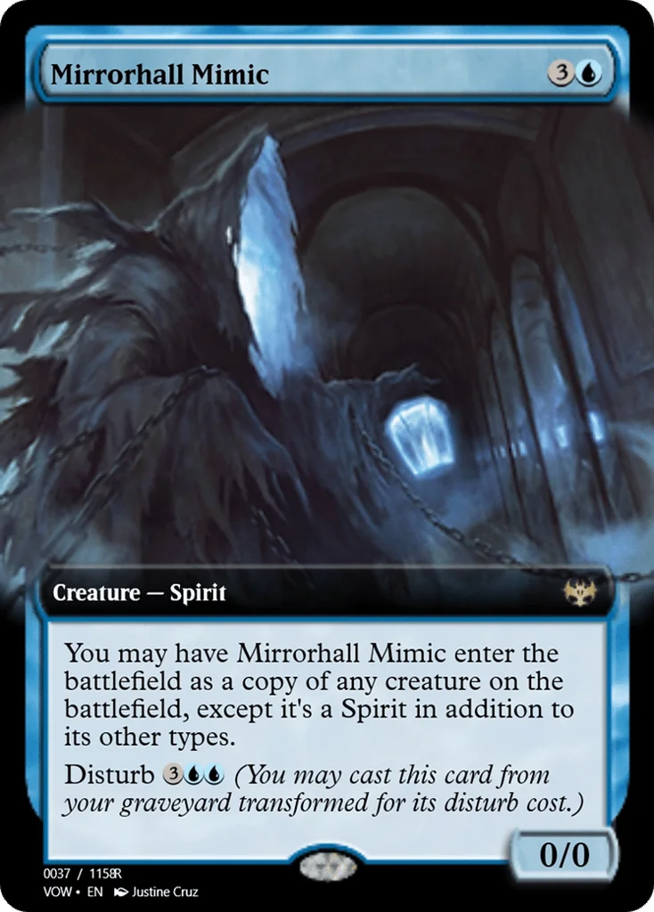 Mirrorhall Mimic // Ghastly Mimicry · Magic Online Promos
