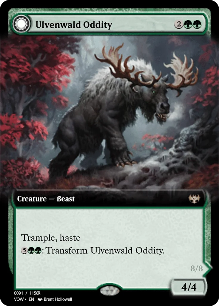 Ulvenwald Oddity // Ulvenwald Behemoth · Magic Online Promos
