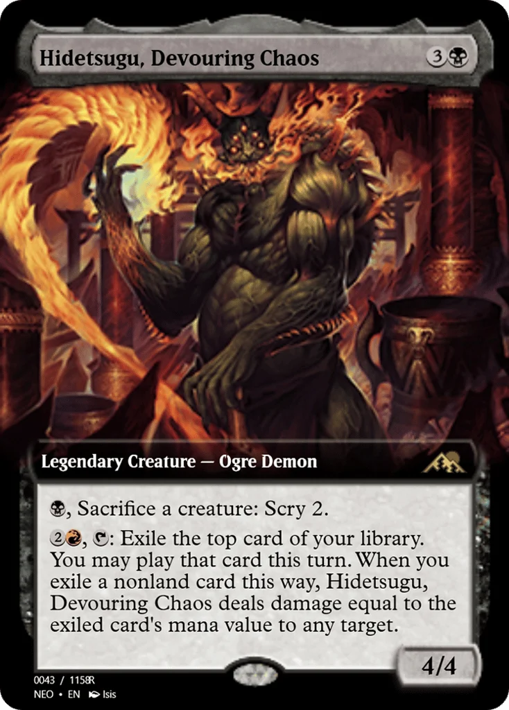 Hidetsugu, Devouring Chaos · Magic Online Promos