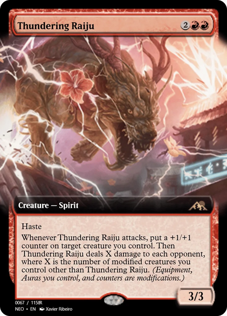 Thundering Raiju · Magic Online Promos