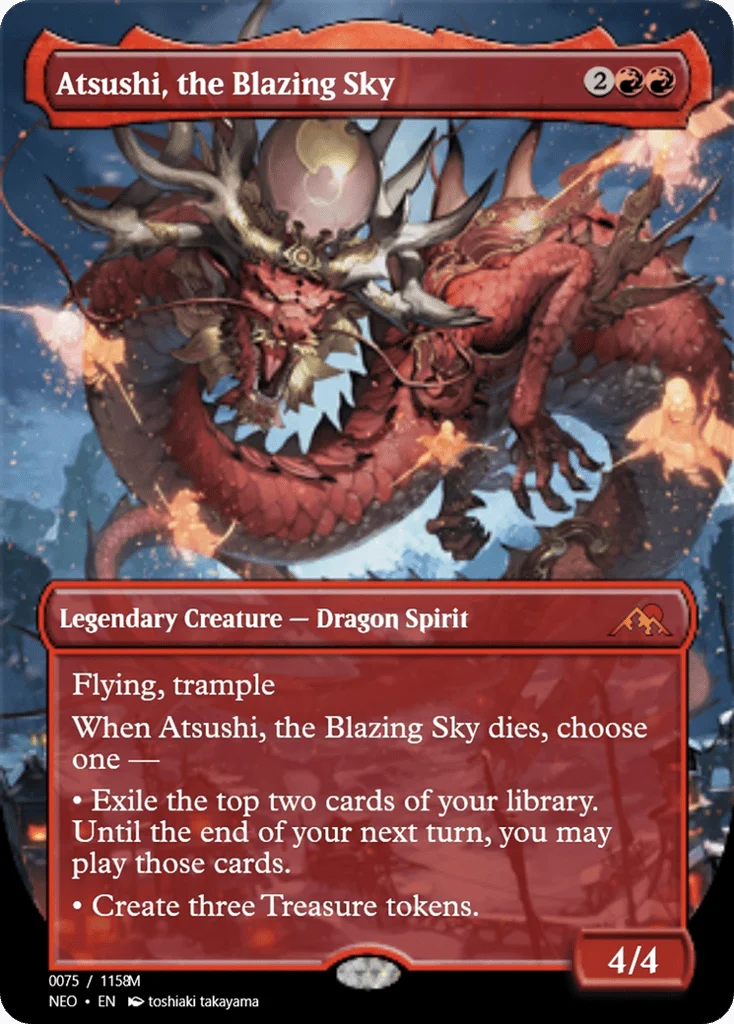 Atsushi, the Blazing Sky · Magic Online Promos