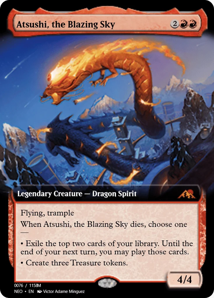 Atsushi, the Blazing Sky · Magic Online Promos
