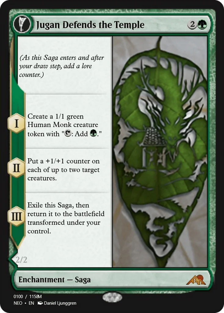 Jugan Defends the Temple // Remnant of the Rising Star · Magic Online Promos