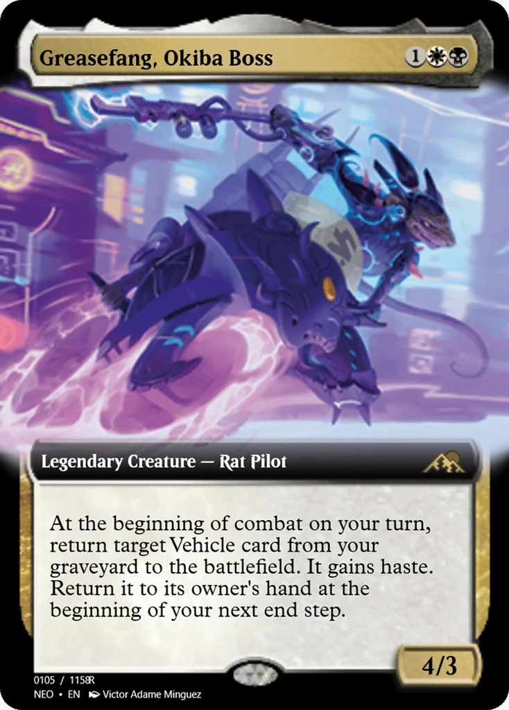 Greasefang, Okiba Boss · Magic Online Promos